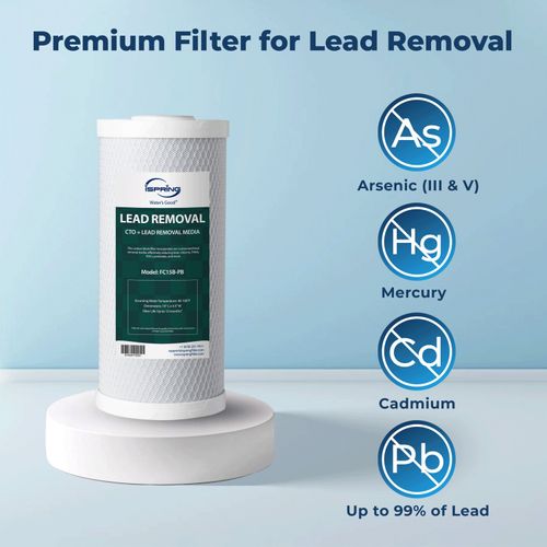 Main product image of 10" x 4.5" Replacement Sediment & Lead-Removal Filter for WGB21B-CPB Whole House Water System