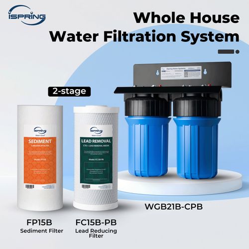Main product image of 10" x 4.5" Replacement Sediment & Lead-Removal Filter for WGB21B-CPB Whole House Water System