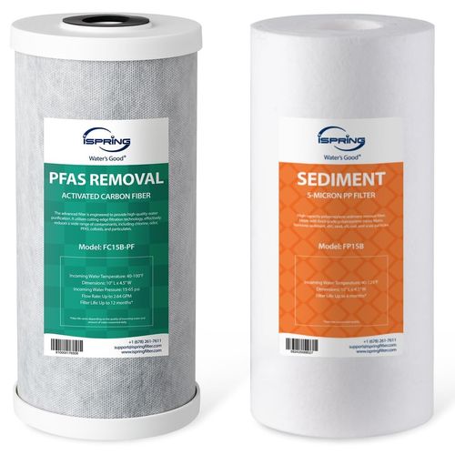 Main product image of 10" x 4.5" Replacement Sediment & PFAS Filter for WGB21B-PF Whole House Water Filter System