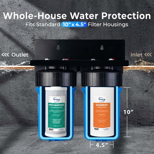 Main product image of 10" x 4.5" Replacement Sediment & PFAS Filter for WGB21B-PF Whole House Water Filter System