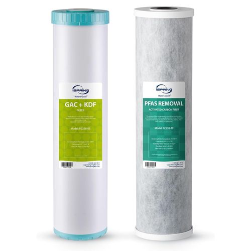 Main product image of 20" x 4.5" Replacement GAC KDF & PFAS Filter for WGB22B-PFKS Whole House Water Filter System