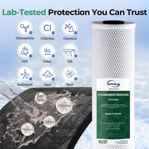 Main product image of 20" x 4.5" Whole House Chloramine Removal Water Filter