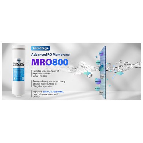 Main product image of Reverse Osmosis Replacement Membrane for RO800G System, 800 GPD