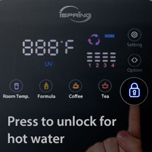 Main product image of 5-Stage Countertop Reverse Osmosis System w/ Instant Hot RO UV Water Dispenser (100 GPD)