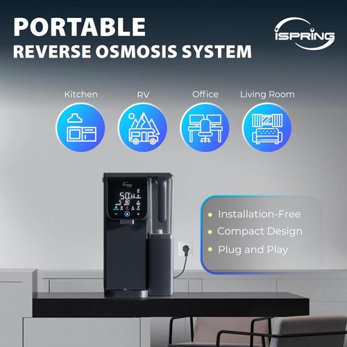 Main product image of Plug and Play Hot & Cold Reverse Osmosis Countertop System w/ Alkaline RO Water Dispenser