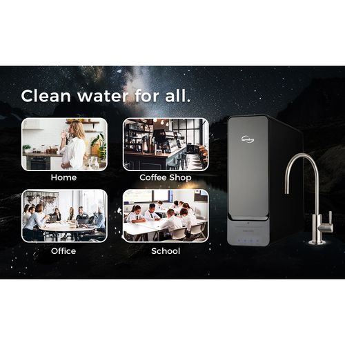 Main product image of Tankless Reverse Osmosis Water Filtration System w/ Brushed Nickel Faucet, Fast Flow (1000 GPD)