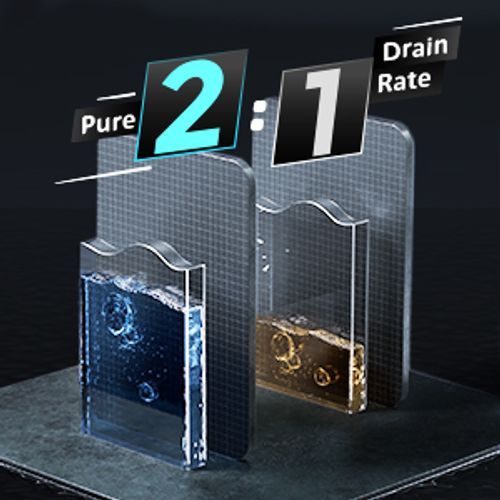 Main product image of Tankless Reverse Osmosis Water Filtration System w/ Brushed Nickel Faucet, Fast Flow (1000 GPD)