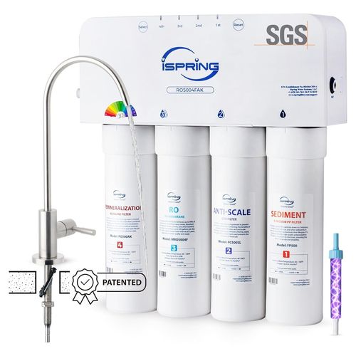 Main product image of Tankless Reverse Osmosis Water Filter System w/ UV & Alkaline Remineralization (500 GPD)