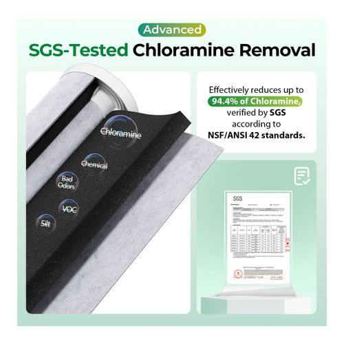 Main product image of 3 Stage Whole House Water Filter System w/ 10" Chloramine & Heavy Metal Reducing Filters