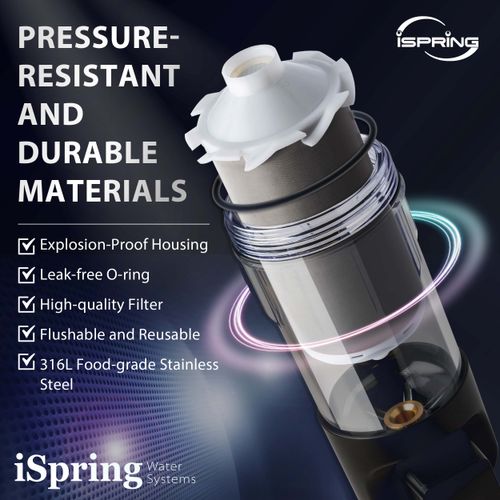 Main product image of 50-Micron Auto-Flush Spin Down Sediment Water Filter for High Flow Applications w/ Bypass