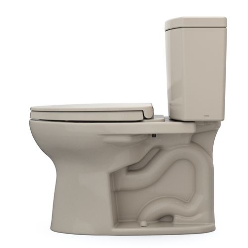 Main product image of MS454124CUFG#03 Drake II 2-Piece Elongated 1.0 GPF Universal Height Toilet w/ CEFIONTECT & SS124 Softclose Seat, Washlet+ Ready (Bone)