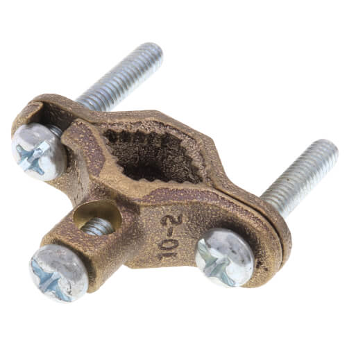 Main product image of 1/2"-1" IPS Cast-Bronze Ground Clamp, 10-2 AWG