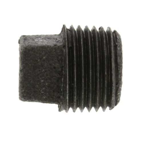 Main product image of 1/2" Black Solid Plug