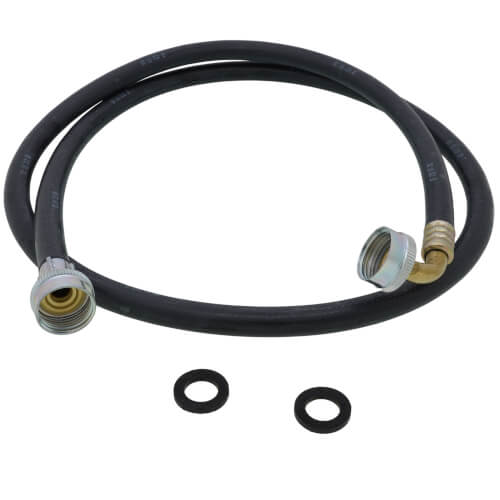 Main product image of 3/4" x 5' (3/8" ID) Washing Machine Hose w/ 90-Degree Elbow (Bagged)