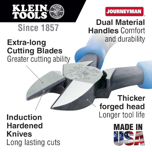 Main product image of 9" Journeyman Heavy-Duty Diagonal-Cut Pliers