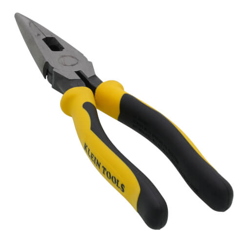 Main product image of 8" Journeyman Long Nose Side-Cutting/Stripping Pliers (12 AWG)