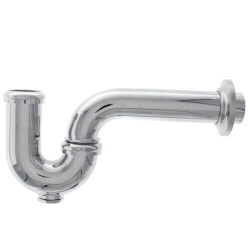 Main product image of 1-1/2" Chrome Plated Brass P-Trap, 17 GA W/CO