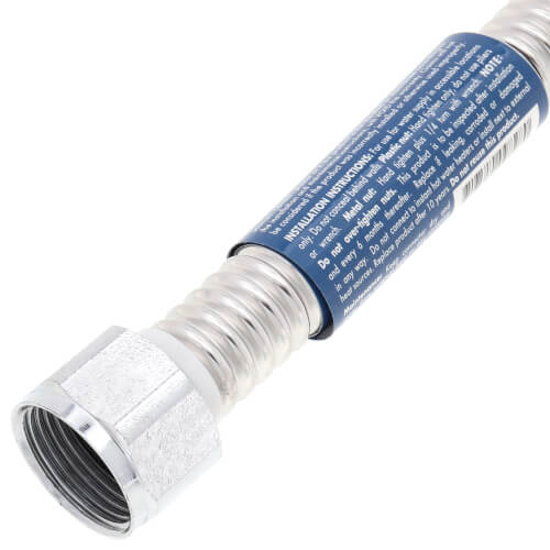 Main product image of 3/4" Corrugated Stainless Steel Water Heater Connector (18" Length)