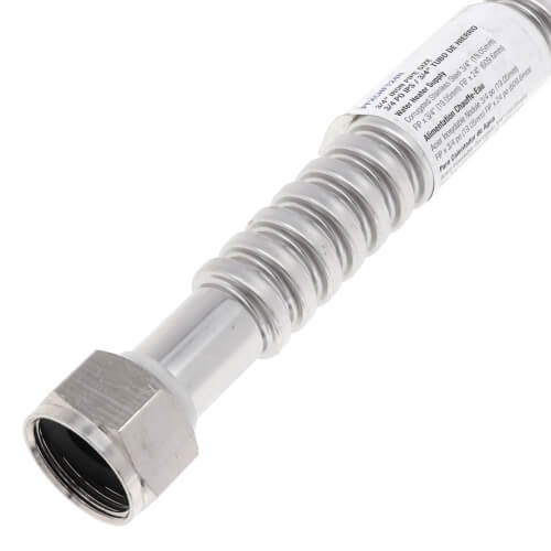 Main product image of 3/4" Corrugated Stainless Steel Water Heater Connector (24" Length)