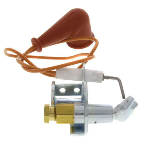 Main product image of Pilot Burner w/ .018 Orifice, Non-uniform 'C' Section, Clam Shell & Electrodes Gap w/ Leads