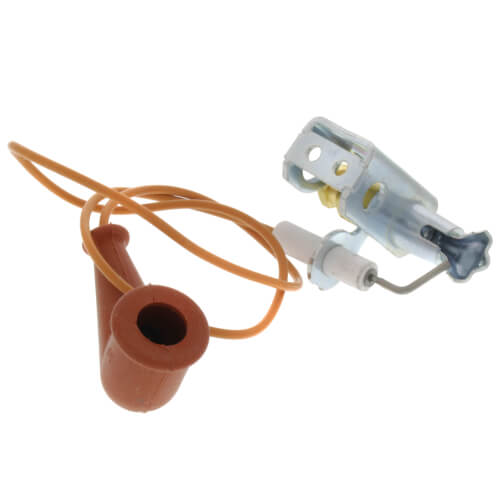 Main product image of Pilot Burner w/ .018 Orifice, Non-uniform 'C' Section, Clam Shell & Electrodes Gap w/ Leads