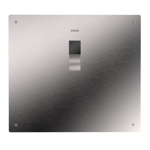 Main product image of TET2GB31#SS Ecopower Touchless 1.6 GPF High Efficiency Concealed Toilet Flushometer Valve for Back Spud w/ 14" x 12" Cover Plate, Stainless Steel