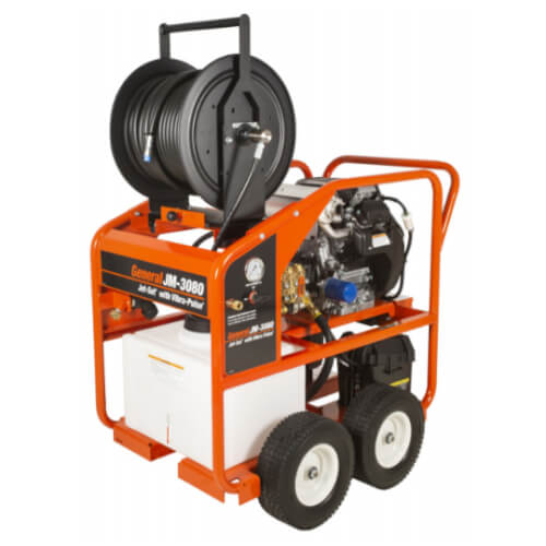 Main product image of JM-3080 Gas Jetter w/ 3/8" x 250' Hose and (3/8") JN-110 Nozzle Set, 113360