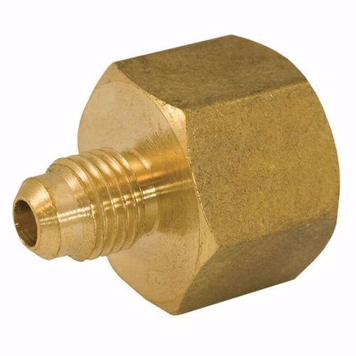 Main product image of (46-64) 3/8" Flare x 1/4" FIP Brass Coupling Adapter