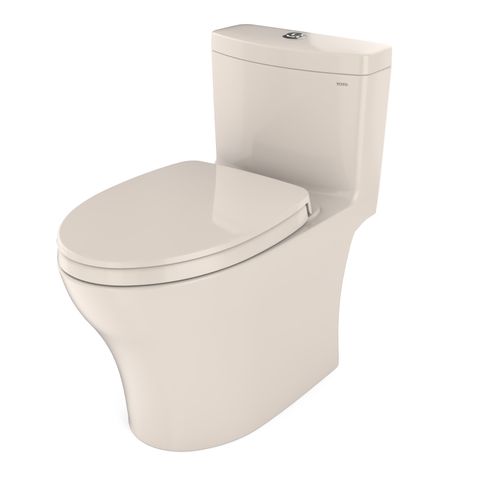 Main product image of MS646124CEMFGN#12 Aquia IV 1-Piece Elongated Dual Flush 1.28 & 0.9 GPF Universal Height, Washlet + Ready Toilet w/ CEFIONTECT (Sedona Beige)