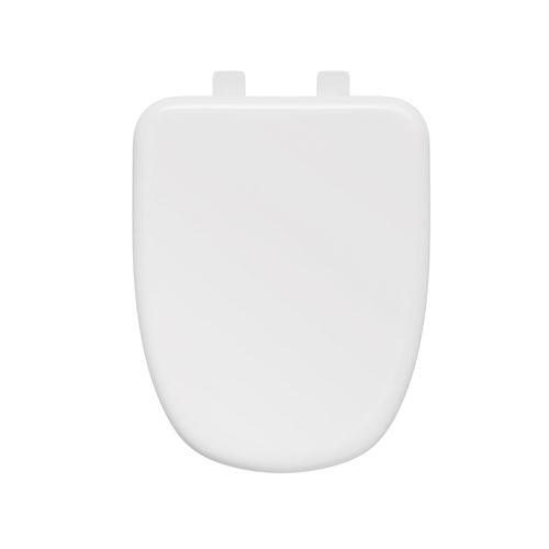 Main product image of Plastic Toilet Seat, Elongated Closed Square Front w/ Cover (White)