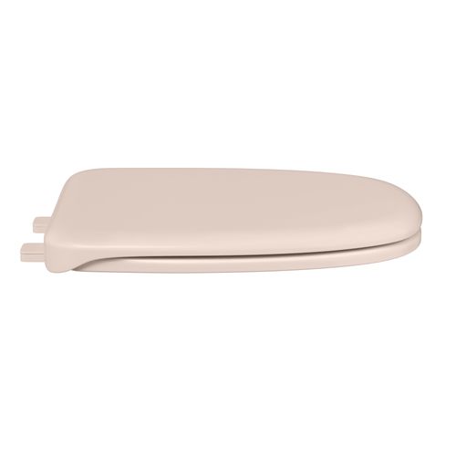 Main product image of Plastic Toilet Seat, Elongated Closed Square Front w/ Cover (Bone)
