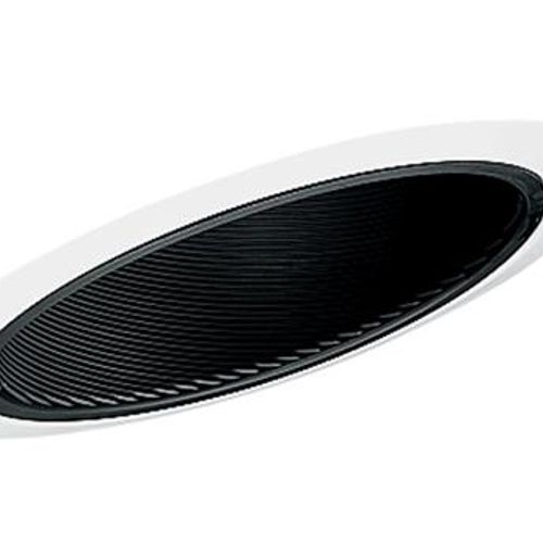Main product image of 6" Round Super Slope Baffle Recessed Trim (White), 604W-WH
