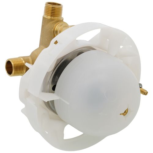 Main product image of 1/2" Pressure-Balancing Valve with Push-Button Diverter and Screwdriver Stops, K-11748-KS-NA