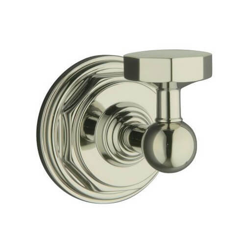 Main product image of Pinstripe Robe Hook (Polished Nickel), K-13113-SN