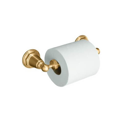 K13114BV Kohler K13114BV Pinstripe Toilet Tissue Holder Brushed Bronze