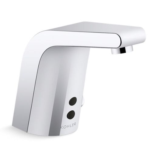 Main product image of Sculpted Touchless Lav Faucet with Insight Sensor Technology & Temperature Mixer, DC Powered, Less Drain, 0.35 GPM, K-13460-SATA-CP