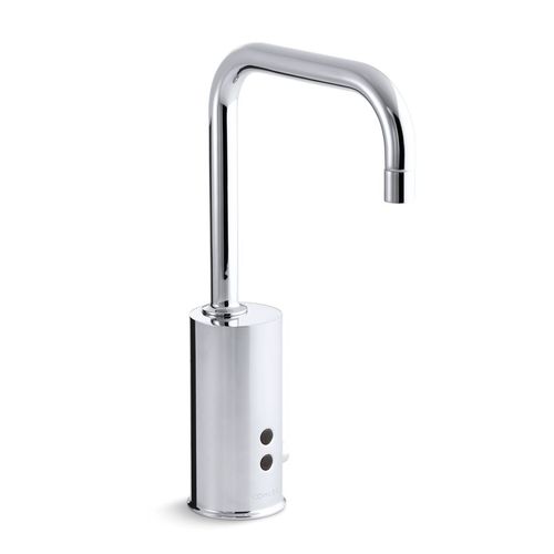 Main product image of Gooseneck Touchless Lav Faucet with Temperature Mixer, & 24" Flexible Hose, AC Powered, 0.5 GPM, K-13474-CP