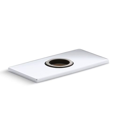 Main product image of 4" Escutcheon Plate for Insight and Kinesis Faucets (Square), K-13478-B-CP