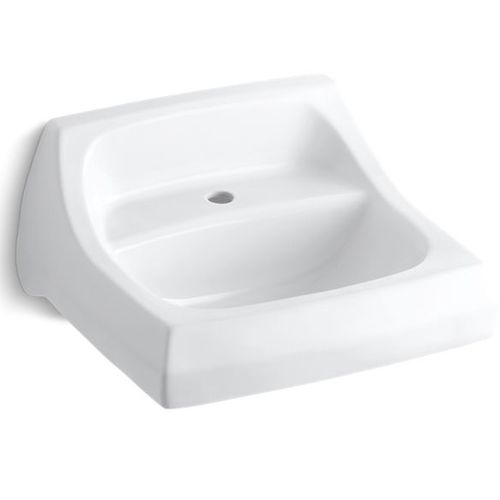 Main product image of Kingston 21-1/4" x 18-1/8" 1-Hole Wall-Mount/Concealed Arm Bathroom Sink (White), K-2007-0