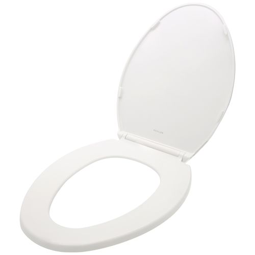 Main product image of Brevia Quiet-Close Commercial Elongated Toilet Seat (White), K-20110-0
