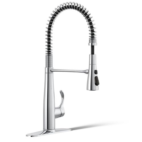 Main product image of Simplice Semi-Professional 1-Handle Pull Out Kitchen Faucet with Spray (Polished Chrome), K-22033-CP