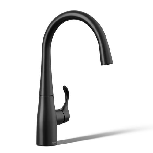 Main product image of Simplice 1-Handle Swing Spout Bar Faucet (Matte Black), K-22034-BL