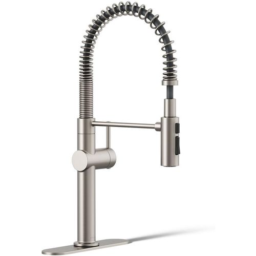 Main product image of Crue Semi-Professional 1-Handle Pull Down Kitchen Faucet (Stainless Steel), K-22973-VS