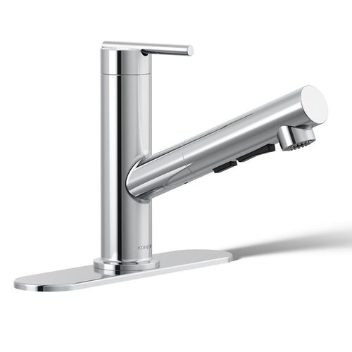 Main product image of Crue 1-Handle Pull Out Kitchen Faucet (Polished Chrome), K-22976-CP