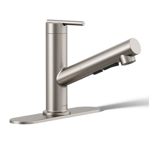 Main product image of Crue 1-Handle Pull Out Kitchen Faucet (Stainless Steel), K-22976-VS