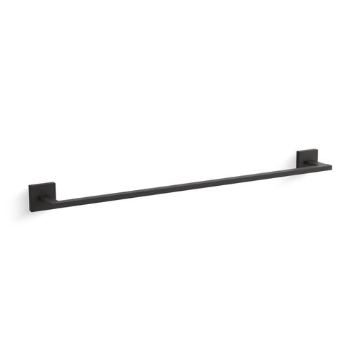 Main product image of Square 24" Towel Bar (Matte Black), K-23285-BL