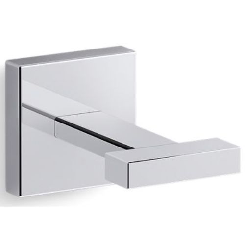 Main product image of Square Robe Hook (Polished Chrome), K-23290-CP