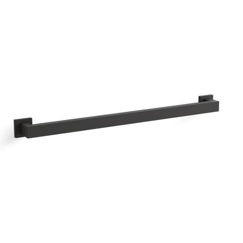 Main product image of Square 24" Grab Bar (Matte Black), K-23295-BL