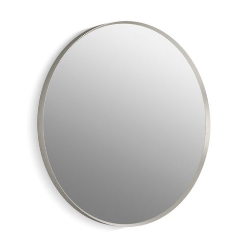 Main product image of Essential 28" Round Framed Mirror, Brushed Nickel, K-26050-BNL