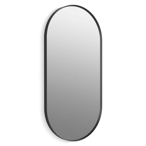 Main product image of Essential 20" x 40" Capsule Framed Mirror, Matte Black, K-26051-BLL